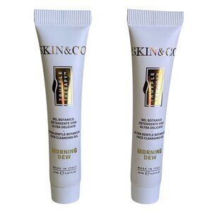 Skin&Co Morning Dew Cleansing Gel Set of (2) .67 fl oz Each